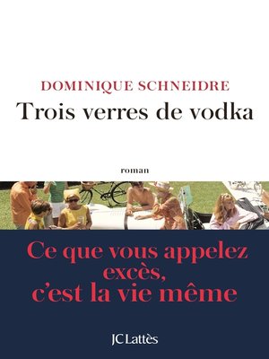 cover image of Trois verres de vodka